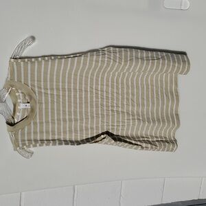 Lululemon All Yours Tank Top in Yachtie Stripe Dew Green Sz 6